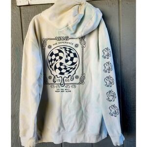 VANS The Experience Off The Wall Keep Art Alive Tie Dye Hooded Sweatshirt XL
